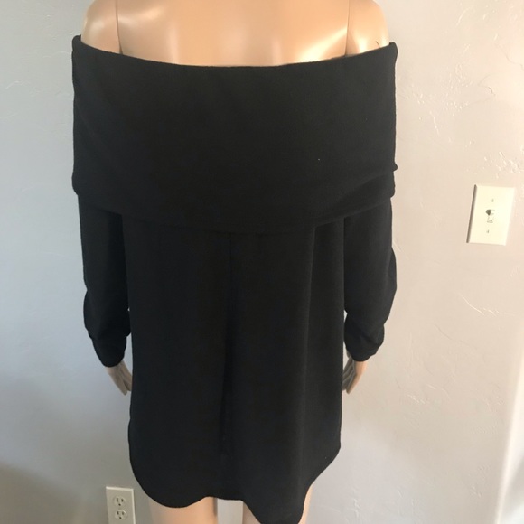 NEW SEXY black off the shoulder long loose fitting - Picture 6 of 6